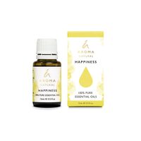 Aroma Natural By Tilley - Happiness 15ml 100% Essential Oil Blend