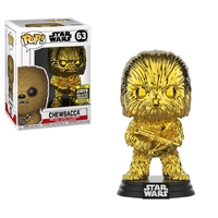 Pop! Vinyl - Star Wars - Chewbacca Gold Chrome 2019 Galactic Convention US Exclusive