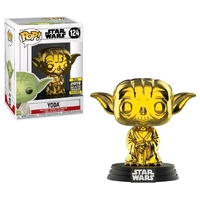 Pop! Vinyl - Star Wars - Yoda Gold Chrome 2019 Galactic Convention US Exclusive
