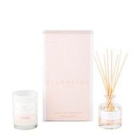 Palm Beach Collection Mini Candle & Reed Diffuser Gift Set - Vintage Gardenia