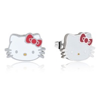 Couture Kingdom - Sanrio - Hello Kitty Stud Earrings Silver