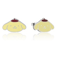 Couture Kingdom - Sanrio - Pompompurin Stud Earrings Silver