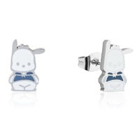 Couture Kingdom - Sanrio - Pochacco Stud Earrings Silver