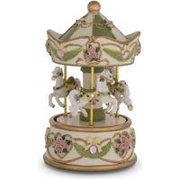 Russell Collection Carousel - 3 Horse Pet Limone