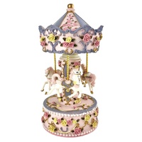 Russell Collection Carousel - 3 Horse Petite Pearl