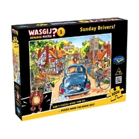 Wasgij? Puzzle 1000pc - Retro Original 1 - Sunday Drivers!