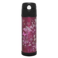 Thermos Vacuum Insulated Hydration Bottle 530ml Floral Magenta