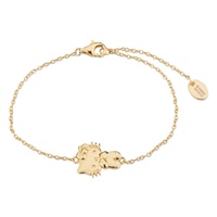 Couture Kingdom - Sanrio - Precious Metal Hello Kitty Bracelet Gold (17cm)