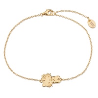 Couture Kingdom - Sanrio - Precious Metal Hello Kitty Bracelet Gold (21cm)
