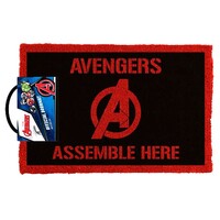 Marvel Doormat - Avengers Assemble Here