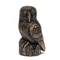 Jardinopia Cane Companion - Antique Bronze Barn Owl