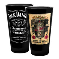 Jack Daniels - Coloured Conical Glasses Set Of 2