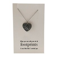 Heartfelt Jewellery - When You Only Saw One Set Of Footprints