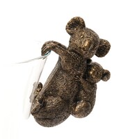 Jardinopia Pot Buddies - Antique Bronze Koala Bear & Baby