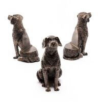 Jardinopia Potty Feet - Antique Bronze Labrador (Set Of 3)