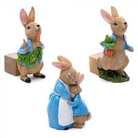 Jardinopia Potty Feet - Beatrix Potter: Peter Rabbit & Mrs Rabbit (Set of 3)