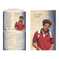 Carlo Acutis Biography Card