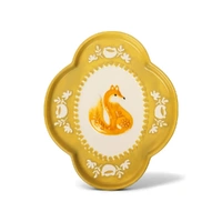 La La Land Beyond Retro Folk - Stoneware Foxy Dish