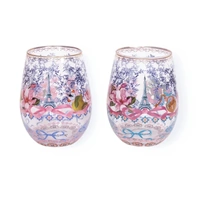 La La Land Je T'aime Paris - Large Glass Tumblers