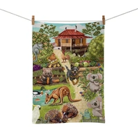 La La Land Garden Giggles - Tea Towel