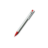 LAMY LOGO Mechanical Pencil - 0.5mm Stainless Steel & Red in Gift Box
