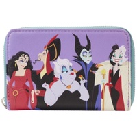 Loungefly Disney Villains - Colour Block Zip Around Wallet