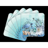 Lisa Pollock - Coasters Turtles (Set of 6)