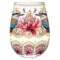 Lisa Pollock - Golden Glamour Stemless Glass Vintage Kookas