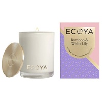 Ecoya Greatest Hits Madison Jar Candle - Bamboo & White Lily