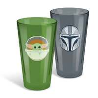 Star Wars: The Mandalorian - Coloured Conical Glasses Set Of 2