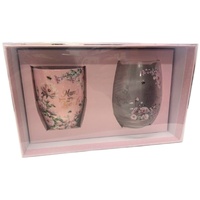 Mum Pretty in Pink Mug & Stemless Wine Glass Set