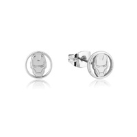 Couture Kingdom - Marvel - Iron Man Stud Earrings Silver