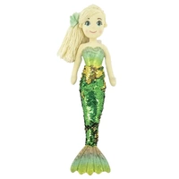 Cotton Candy Mermaid - Sophie Flip Sequin Green & Gold