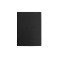 Migoals Get Sh*t Done Notebook A5 - Minimal Black & Black Foil