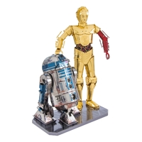 Metal Earth - 3D Metal Model Kit - Star Wars - C-3PO & R2-D2