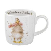 Wrendale Designs By Royal Worcester Christmas Mug - Christmas Cracker Duck
