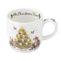 Wrendale Designs By Royal Worcester Christmas Mug - Oh Christmas Tree