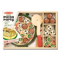 Melissa & Doug - Pizza Party Cutting Food