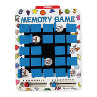 Melissa & Doug Wooden Games - Flip-to-Win Memory Game