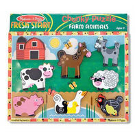 Melissa & Doug Chunky Puzzle - Farm 8 Pieces