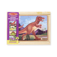 Melissa & Doug Jigsaw Puzzles in a Box - Dinosaur