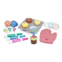Melissa & Doug Kitchen Play - Bake & Decorate Cupcake Set