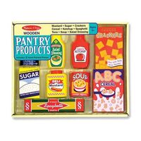 Melissa & Doug Kitchen Play - Wooden Pantry Products