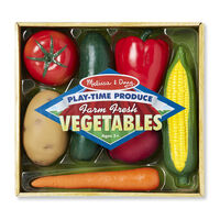 Melissa & Doug Kitchen Play - Play-Time Produce Farm Fresh Vegetables