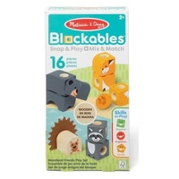 Melissa & Doug - Blockables Woodland Friends Play Set