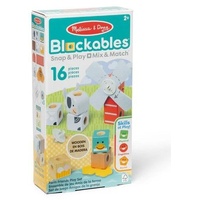 Melissa & Doug - Blockables Farm Friends Play Set