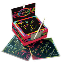Melissa & Doug Scratch Art - Rainbow Mini Notes Box