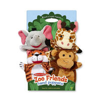 Melissa & Doug Hand Puppets - Zoo Friends