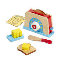 Melissa & Doug Kitchen Play - Toaster, Bread and Butter Set
