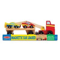 Melissa & Doug Classic Toys - Magnetic Car Loader